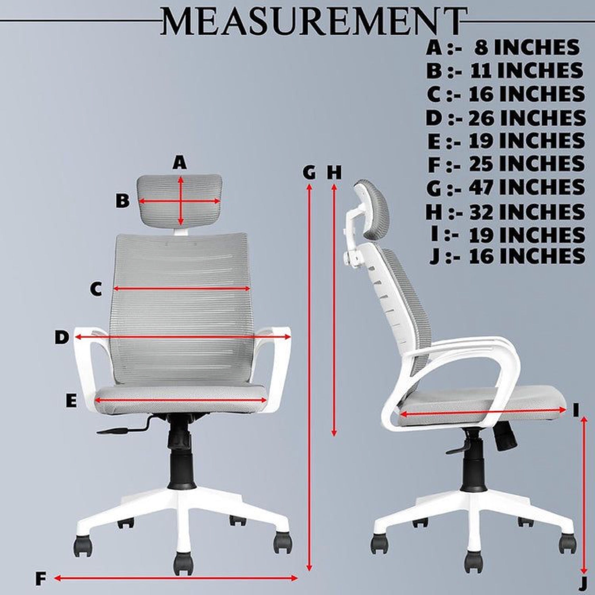 MSS55 Boom mech highback chair